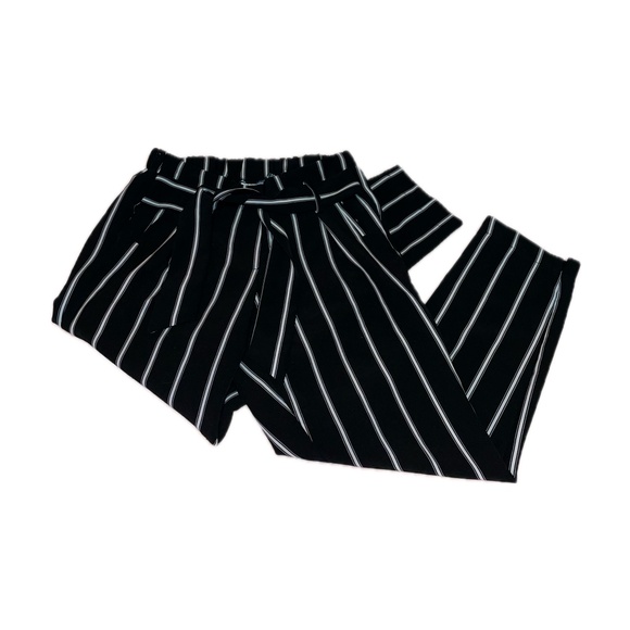 Streetwear Society Black and White Stripe Formal Pants (S) - Picture 1 of 2